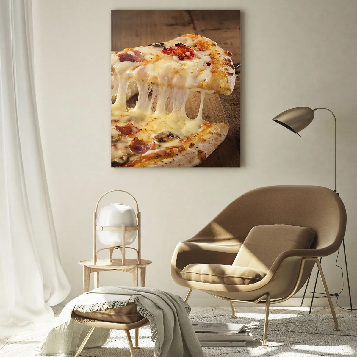 Glastavla - Bild på glas - Italienska konstens mästerverk - 50x70 cm