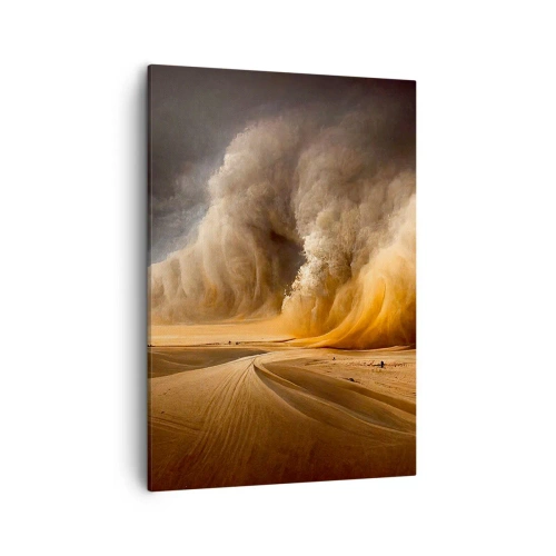 Canvastavla - Bild på duk - Öknens vrede - 50x70 cm
