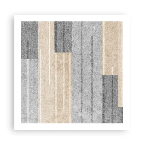 Affisch - Komposition: allt i lod - 60x60 cm