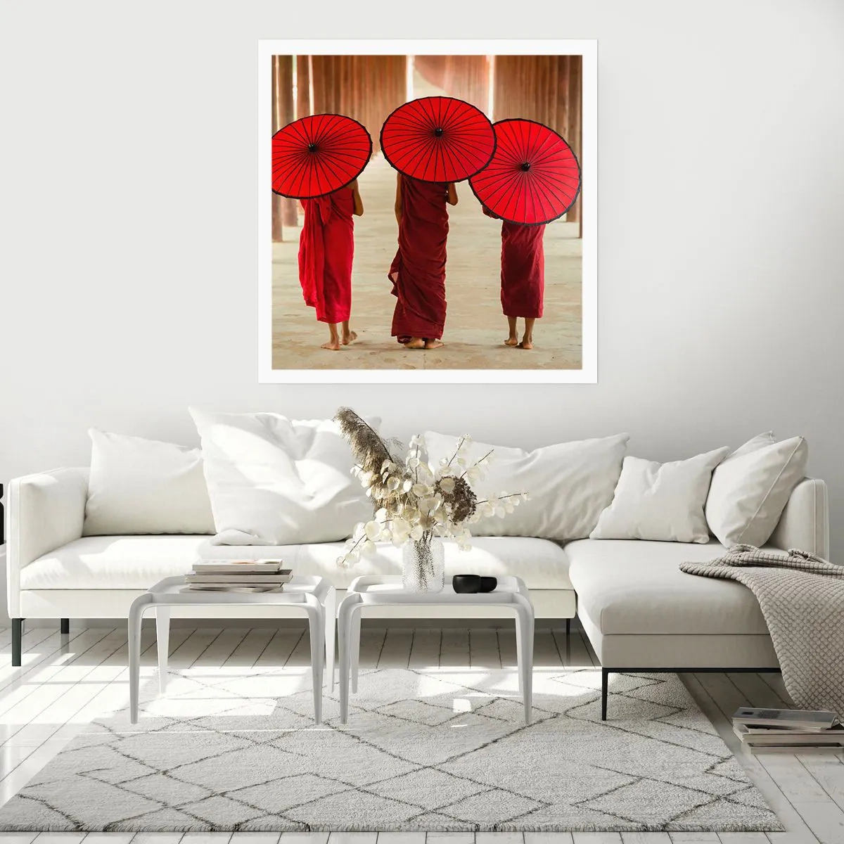 Affisch - På väg mot Rena landet - 50x50 cm