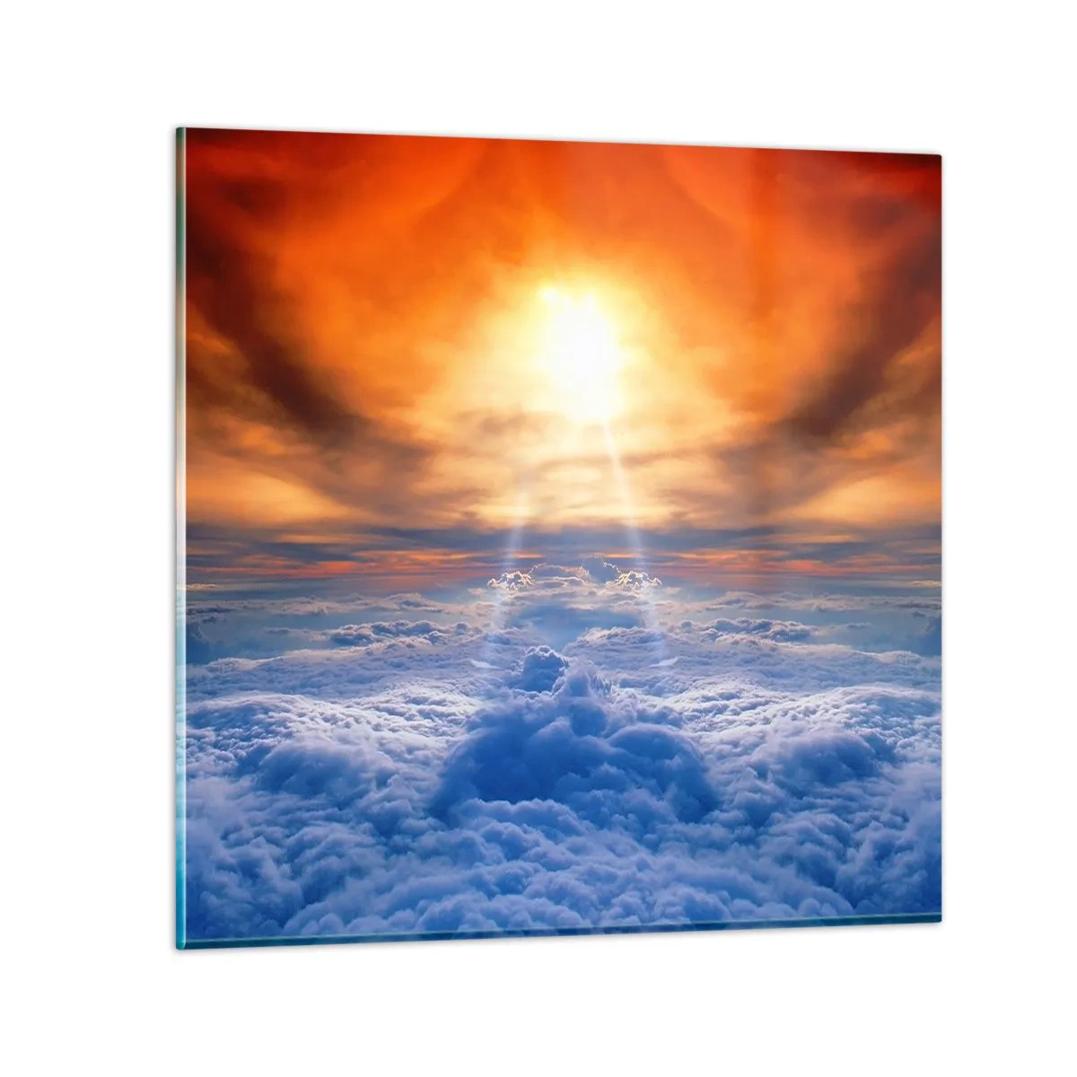 Glastavla - Bild på glas - Mystiskt landskap - 30x30 cm