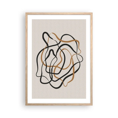 Affisch i ram av ljusek - Allt har gått fel - 50x70 cm