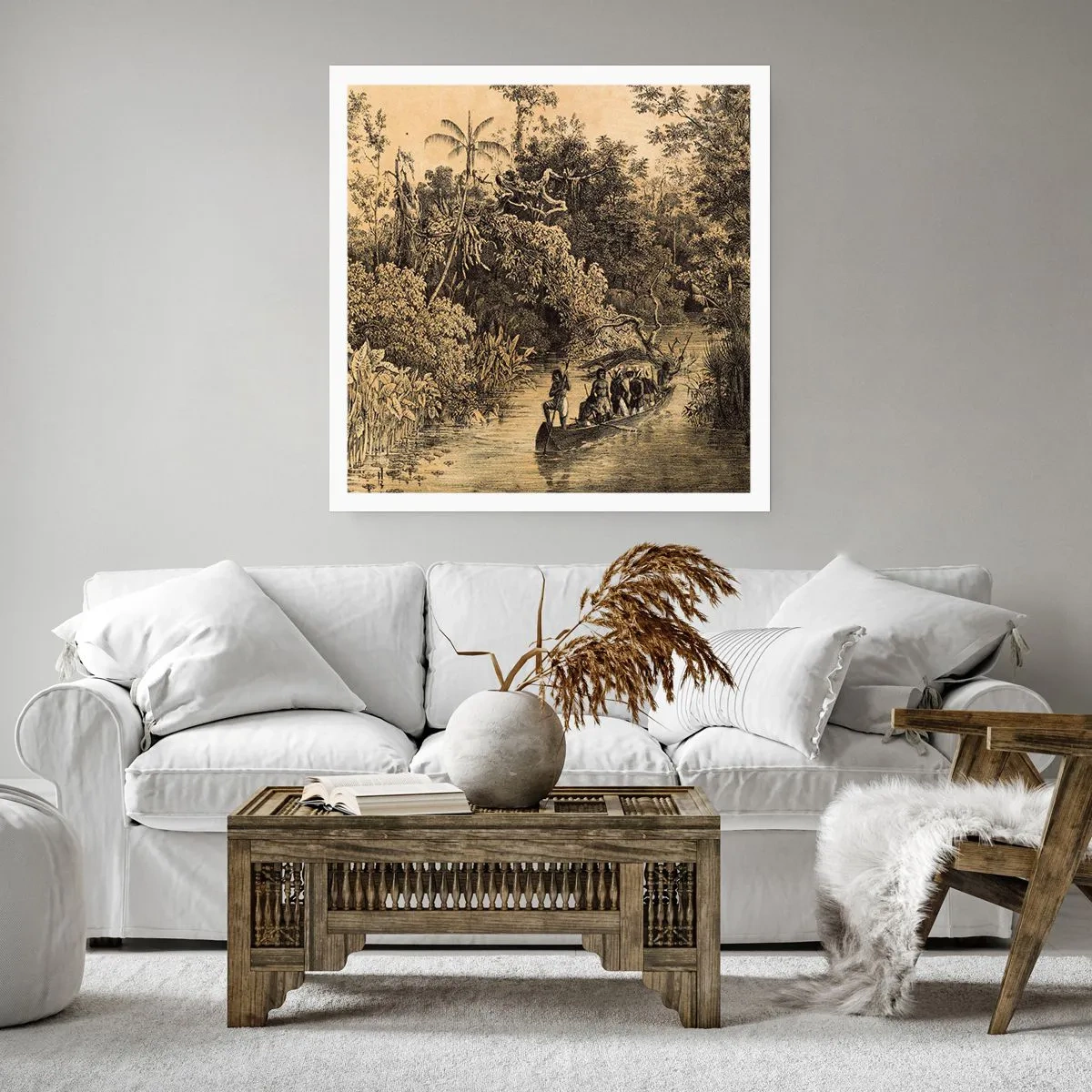 Affisch - Resa till källan - 60x60 cm