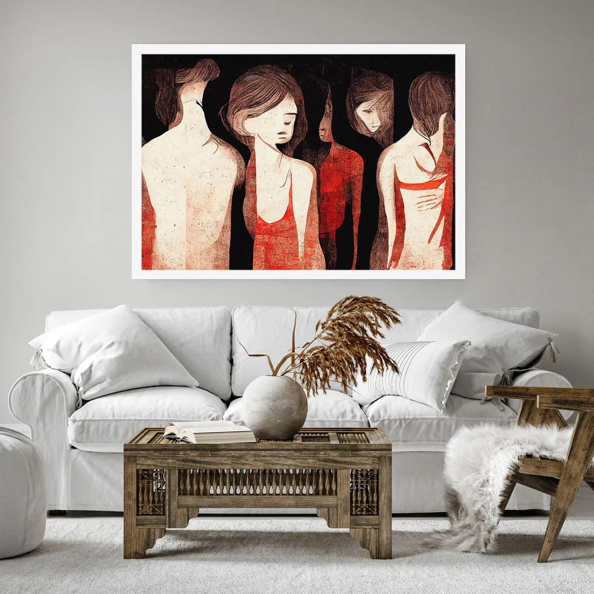 Affisch - Madonnor av mörker - 100x70 cm