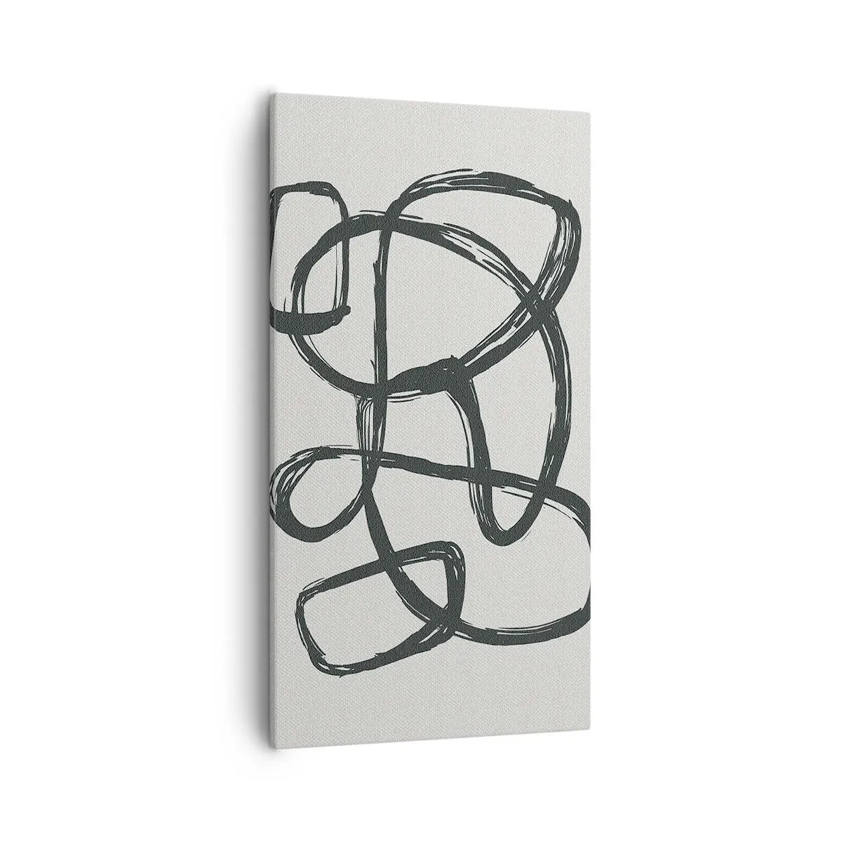 Canvastavla - Bild på duk - Loopad abstraktion - 55x100 cm