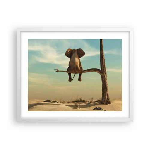 Affisch i vit ram - Ny synvinkel - 50x40 cm