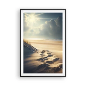 Affisch i svart ram - Lugnande landskap - 61x91 cm