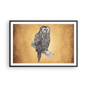 Affisch i svart ram - Invecklade ornament av visdom - 91x61 cm