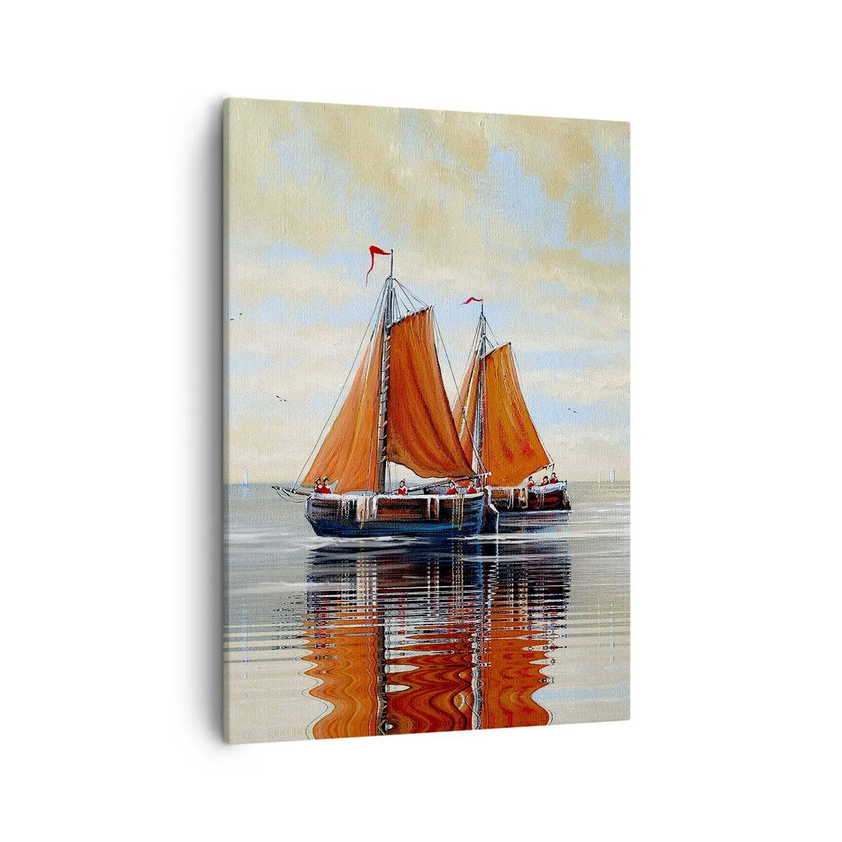 Canvastavla - Bild på duk - Hej, segla seglaren… - 50x70 cm
