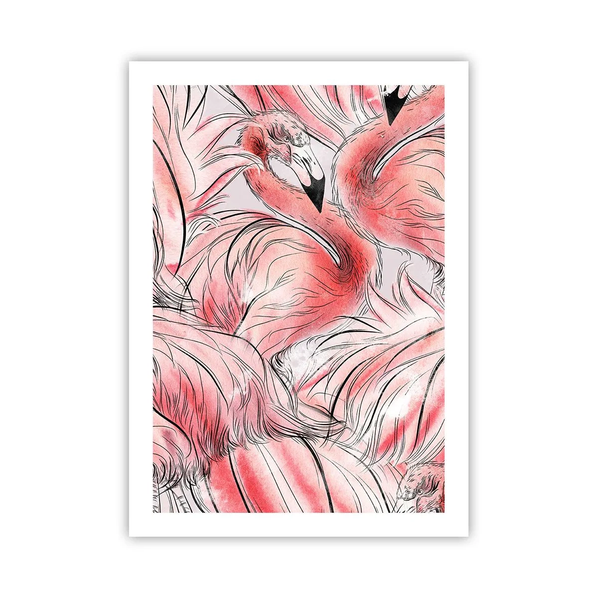 Affisch - Fåglarnas corps de ballet - 50x70 cm