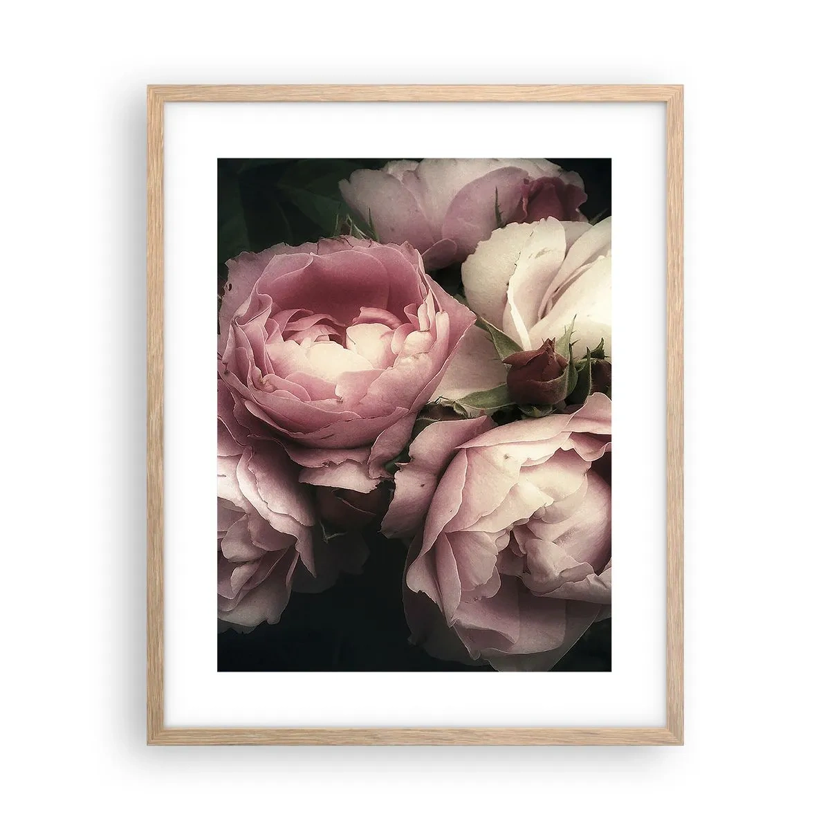 Affisch i ram av ljusek - Belle epoque charm - 40x50 cm