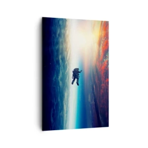 Canvastavla - Bild på duk - Stå emot universumet - 80x120 cm