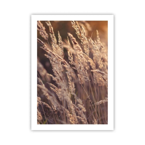 Affisch - Redo att välkomna hösten - 50x70 cm