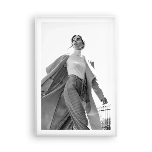 Affisch i vit ram - Följer du med mig? - 61x91 cm