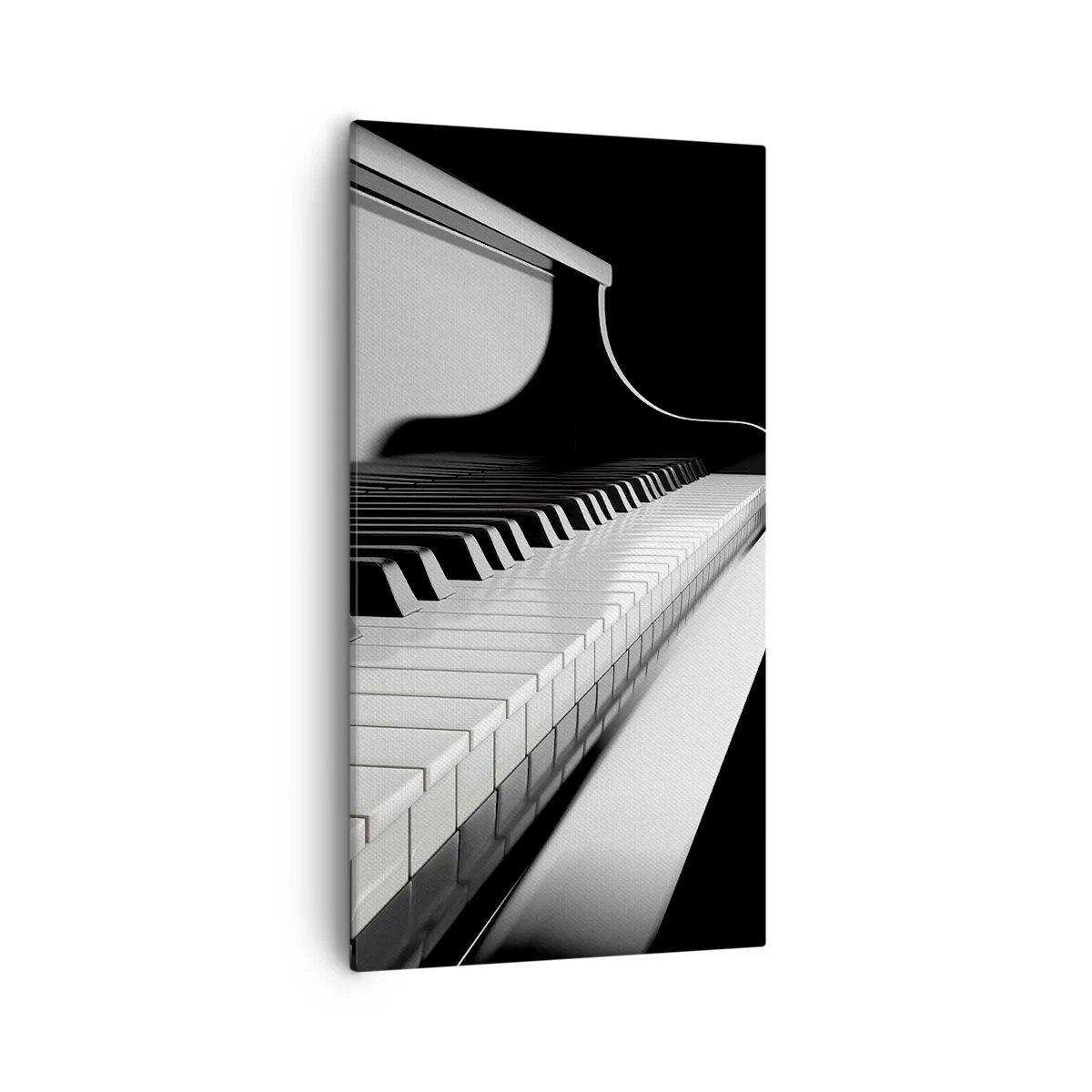 Canvastavla - Bild på duk - Harmoni av former och färger - 55x100 cm