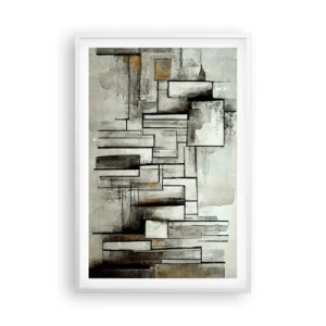 Affisch i vit ram - Kraften i enkelhet - 61x91 cm
