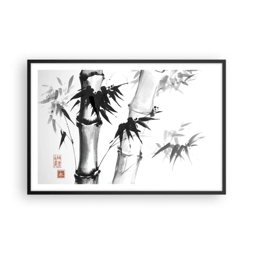 Affisch i svart ram - Inzoomad orient - 91x61 cm