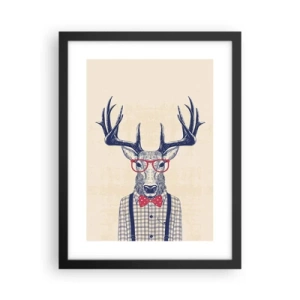 Affisch i svart ram - Rolig extravagans - 30x40 cm