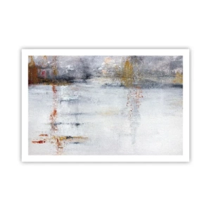 Affisch - Bakom luftridån - 91x61 cm