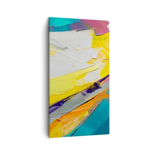 Canvastavla - Bild på duk - Världens anatomi - 45x80 cm