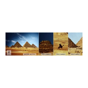 Provbit av fototapet Premium Sand - 40 sekler tittar på oss - Pyramider, Arkitektur, Landskap - 100x30 cm