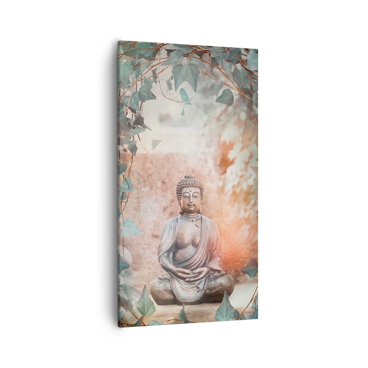 Canvastavla - Bild på duk - Glädjefylld harmoni - 55x100 cm