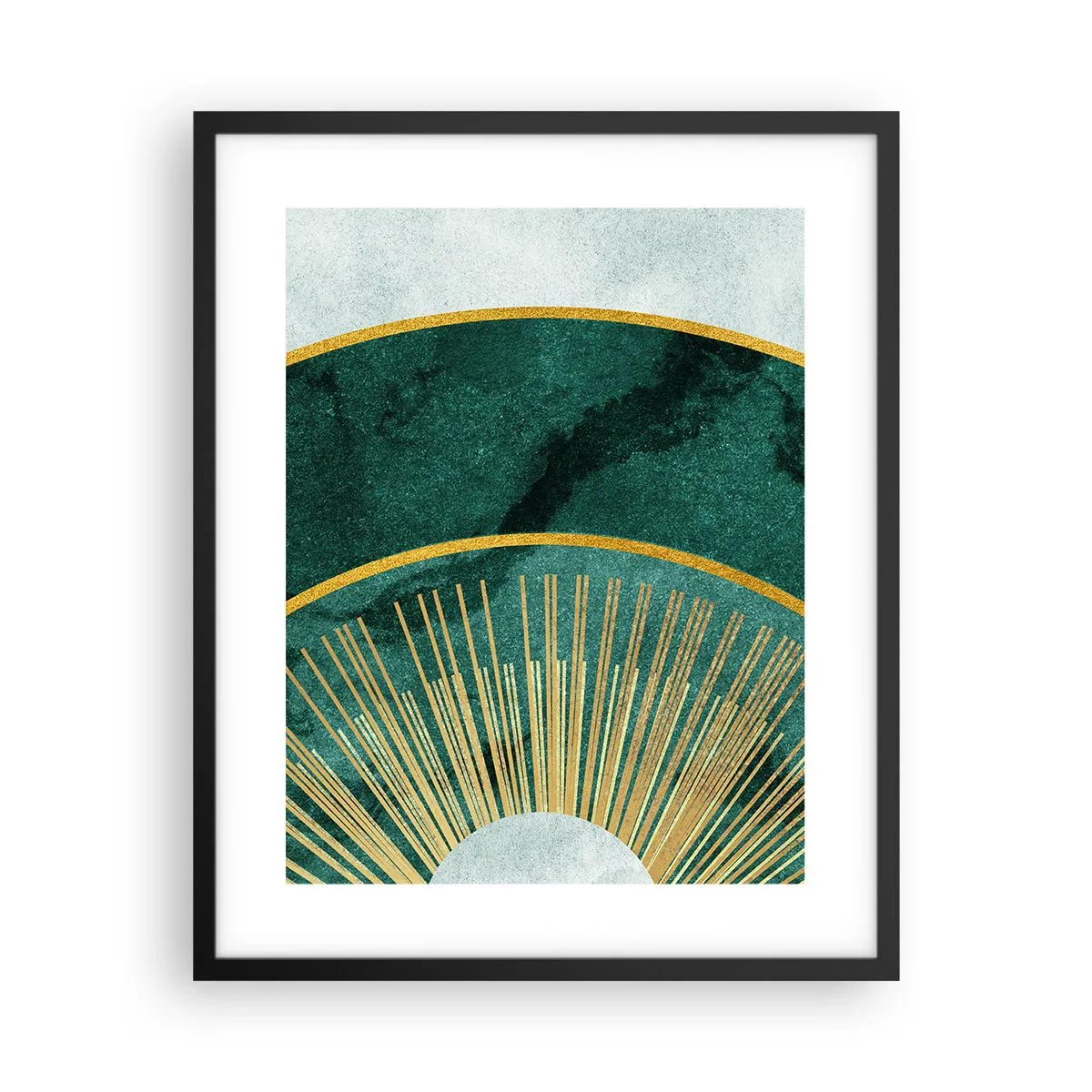 Affisch i svart ram - Ett annorlunda solsystem - 40x50 cm