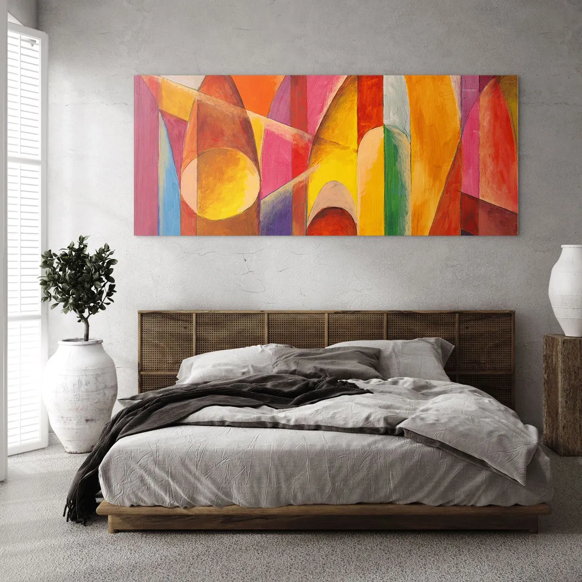 Glastavla - Bild på glas - Solens domkyrka - 90x30 cm