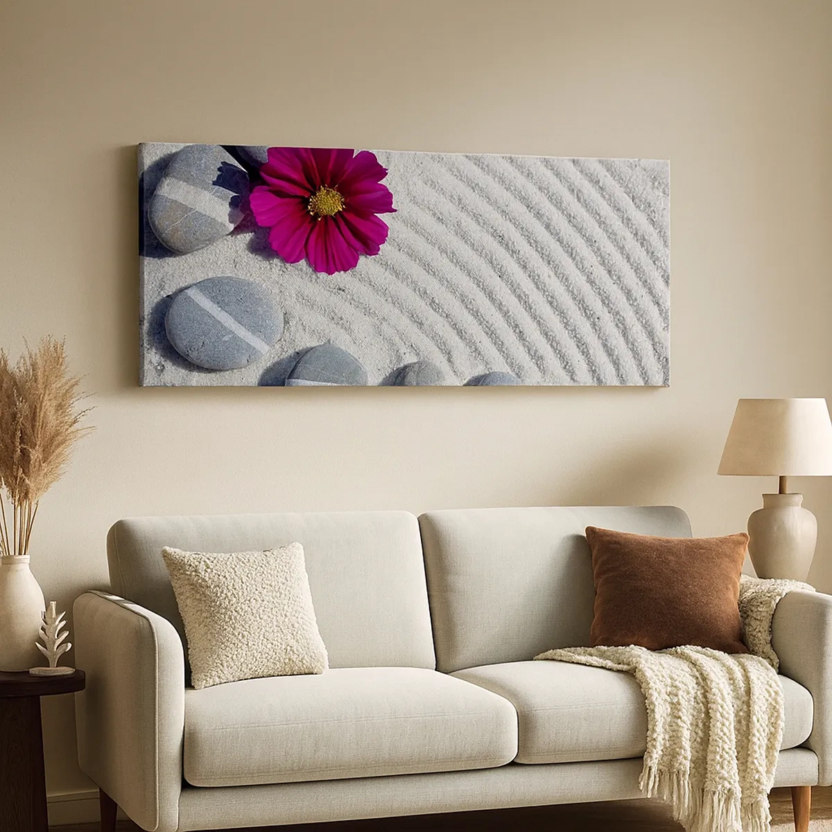 Canvastavla - Bild på duk - Den magiska naturkretsens energi och lugn - 30x30 cm