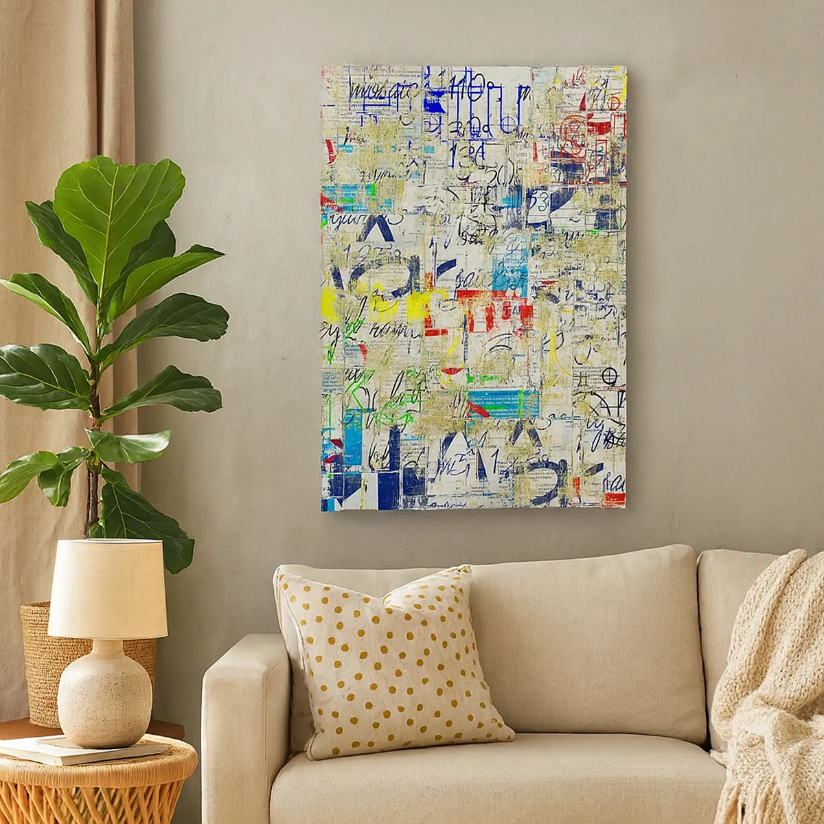 Canvastavla - Bild på duk - Helt enkelt gläder ögonen - 50x70 cm