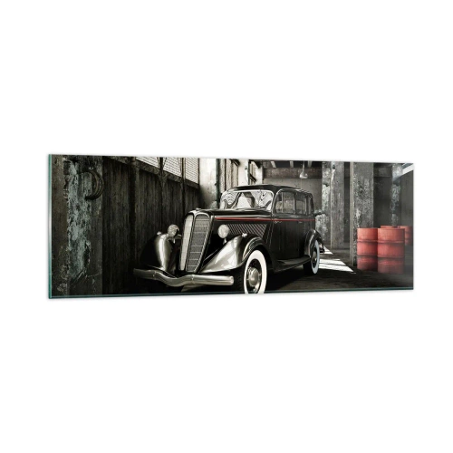 Glastavla - Bild på glas - 30-talets tidlösa elegans. - 90x30 cm