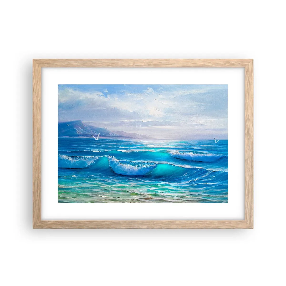 Affisch i ram av ljusek - Stillande - 40x30 cm