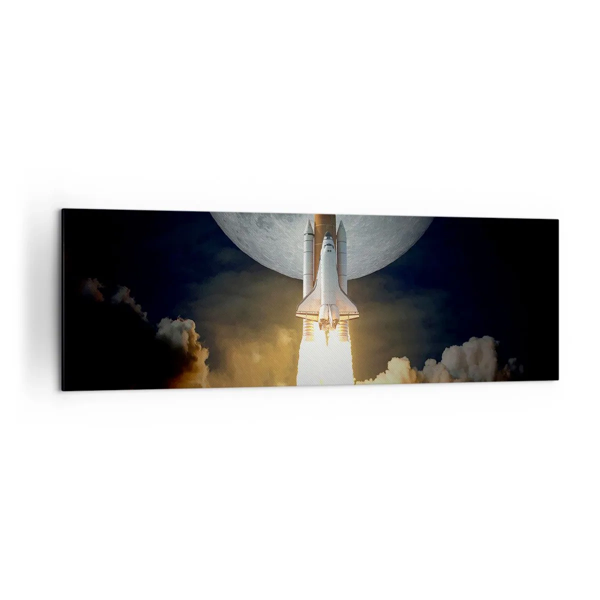 Canvastavla - Bild på duk - Början på ett utomjordiskt äventyr - 160x50 cm