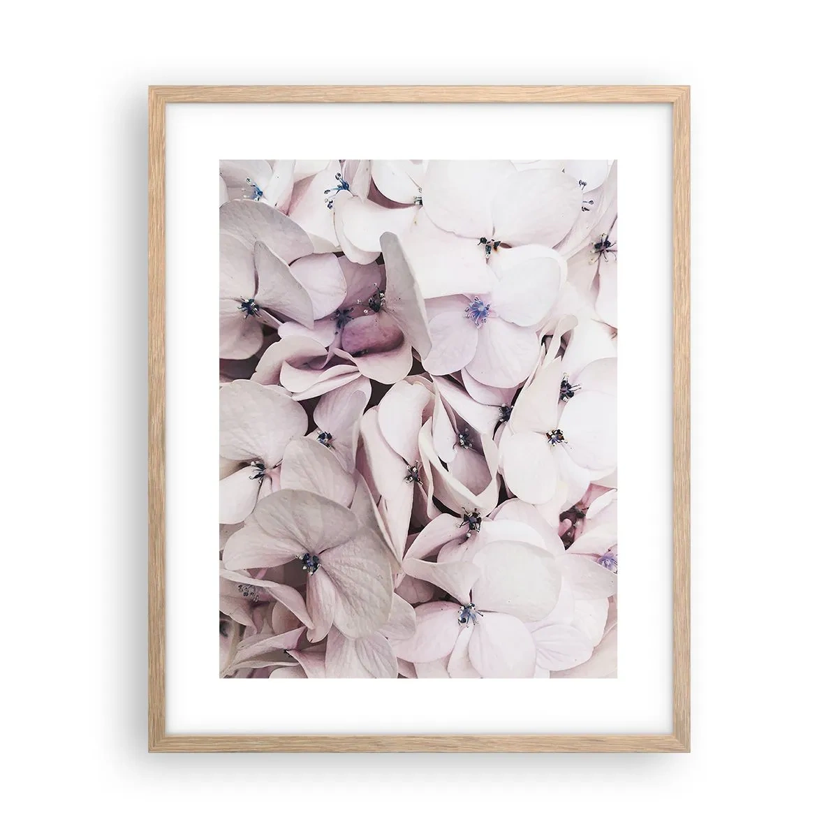 Affisch i ram av ljusek - I en flod av blommor - 40x50 cm