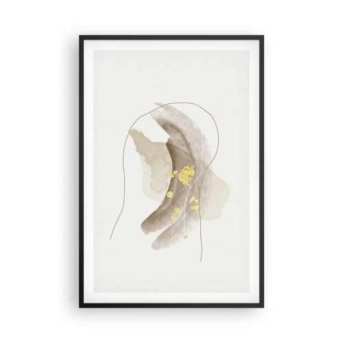 Affisch i svart ram - Träffat i rummet - 61x91 cm