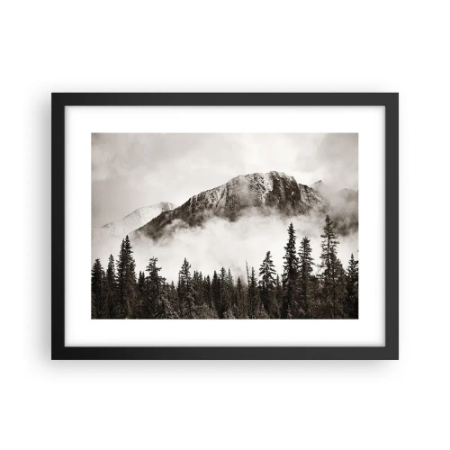 Affisch i svart ram - Granithärskare - 40x30 cm