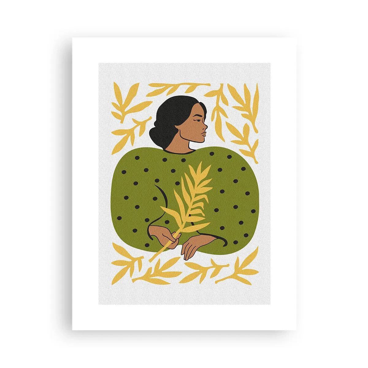 Affisch - Hawaiiansk flicka - 30x40 cm