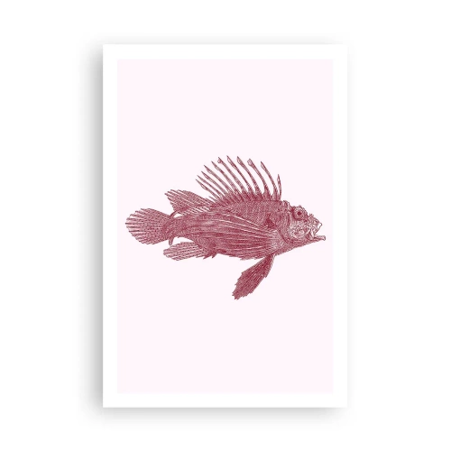 Affisch - En invånare i exotiska vatten - 61x91 cm