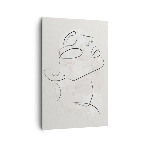 Canvastavla - Bild på duk - Drömmens kontur - 80x120 cm