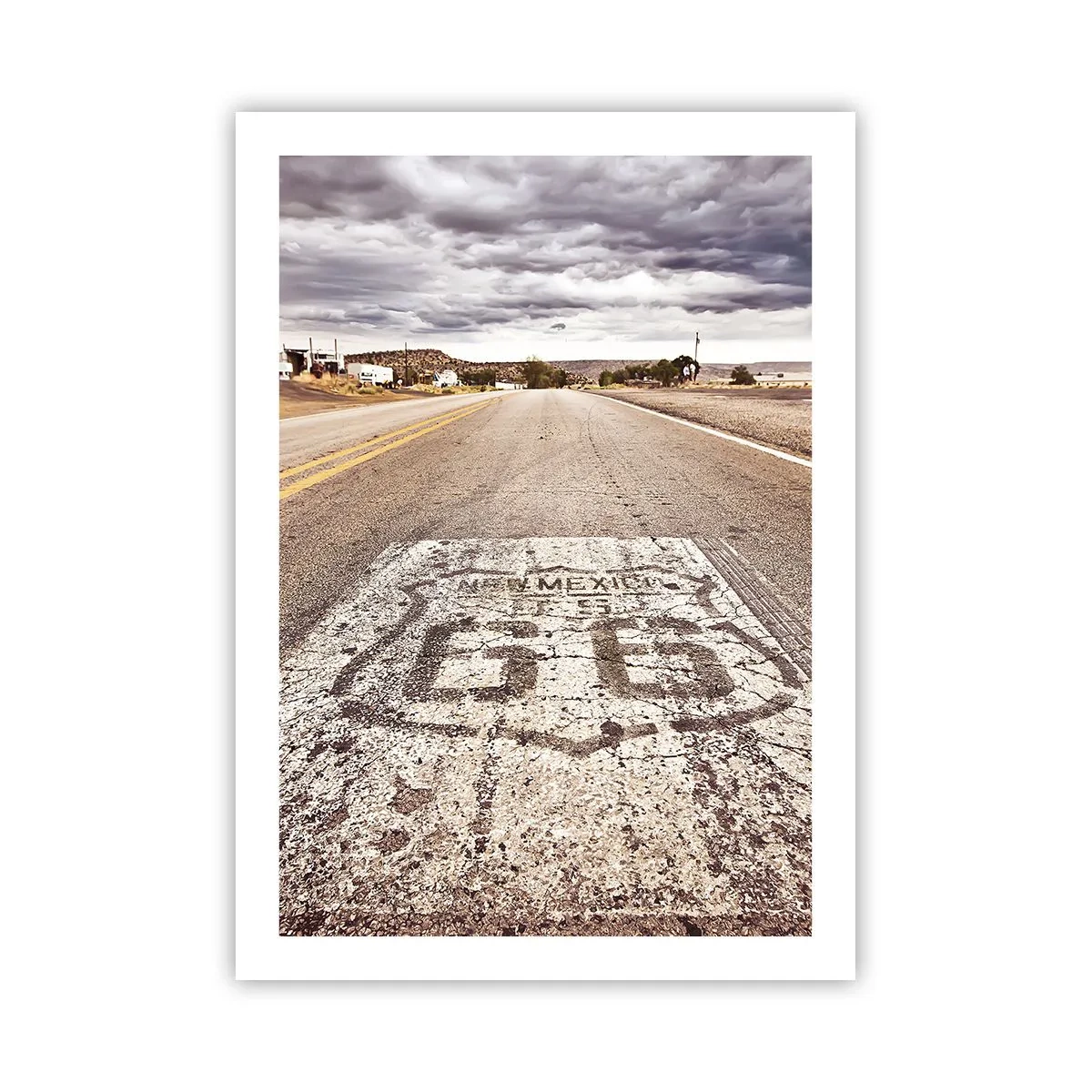 Affisch - Mother Road - amerikanska legenden - 50x70 cm