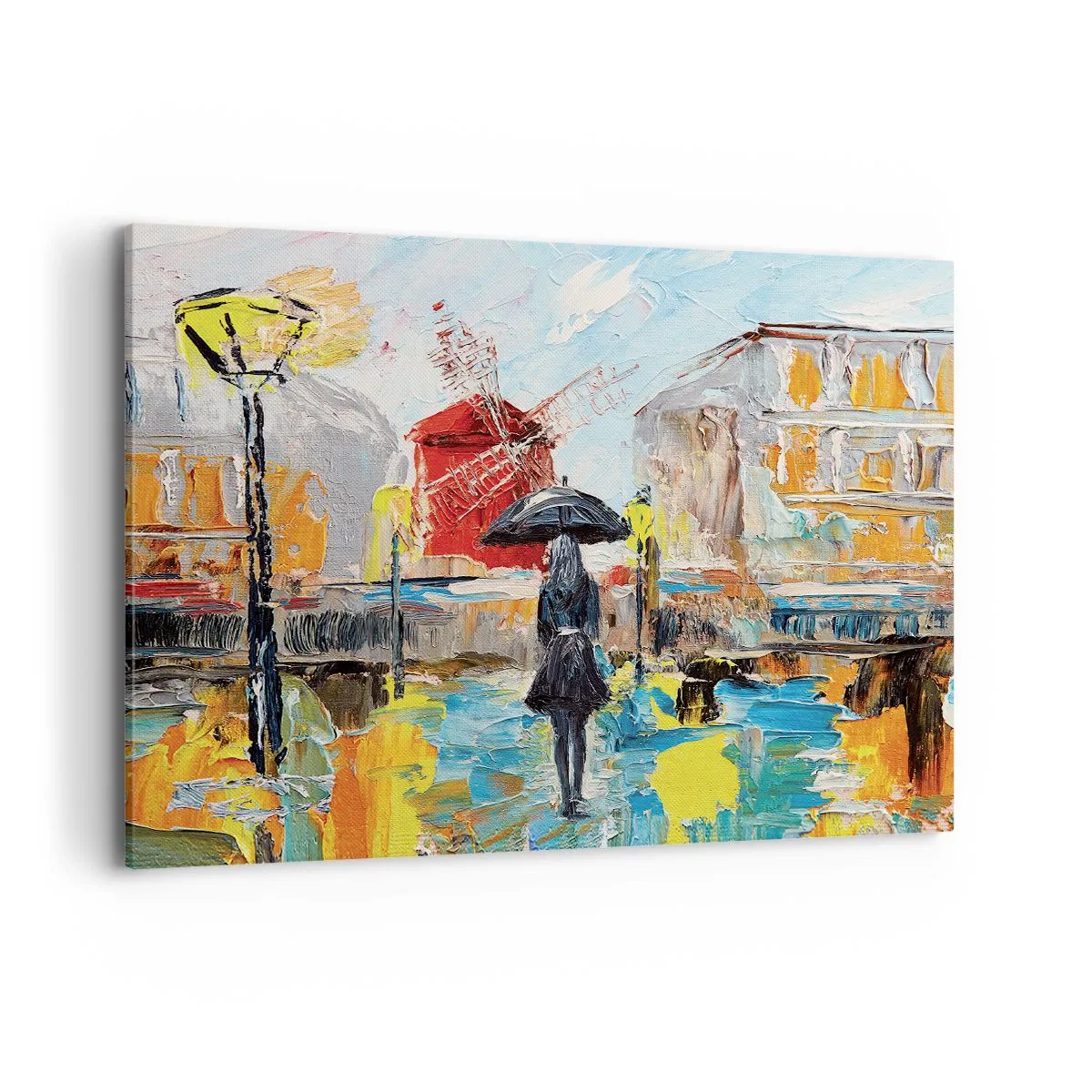 Canvastavla - Bild på duk - Parislegender - 100x70 cm