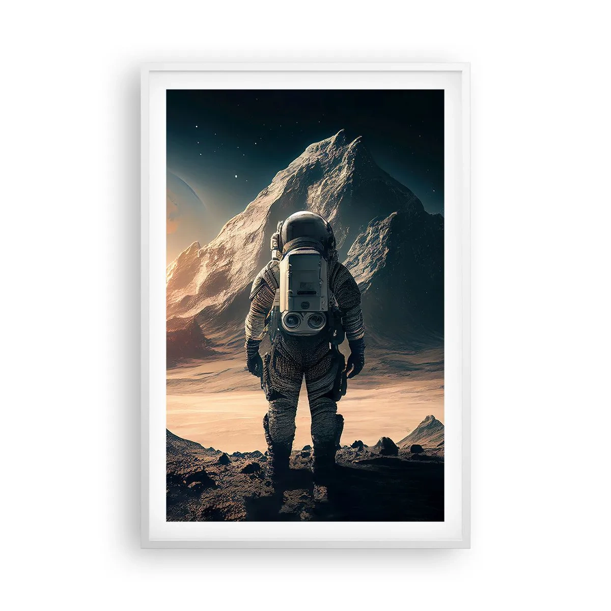 Affisch i vit ram - En ny utmaning - 61x91 cm