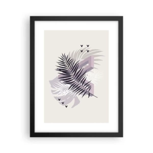 Affisch i svart ram - Skuggans skugga - 30x40 cm