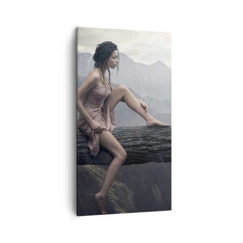Canvastavla - Bild på duk - Skönhetens topp - 45x80 cm