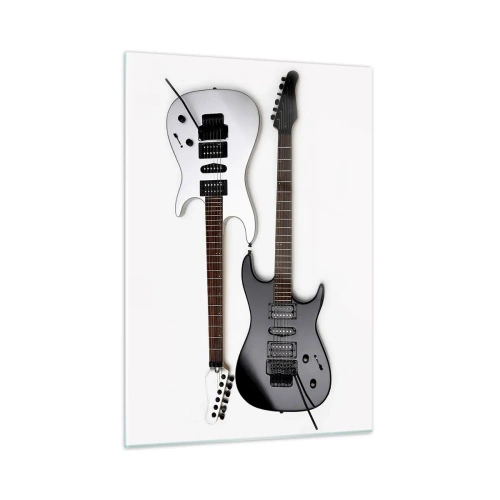 Glastavla - Bild på glas - Formens harmoni - 50x70 cm