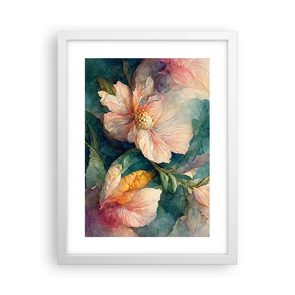 Affisch i vit ram - Bara subtilitet - 30x40 cm