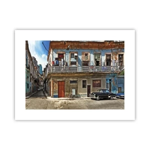 Affisch - Havana stämning - 40x30 cm