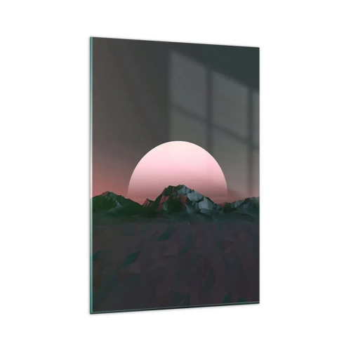 Glastavla - Bild på glas - I den granliggande galaxen - 80x120 cm