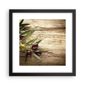 Affisch i svart ram - Direkt från naturen - 30x30 cm