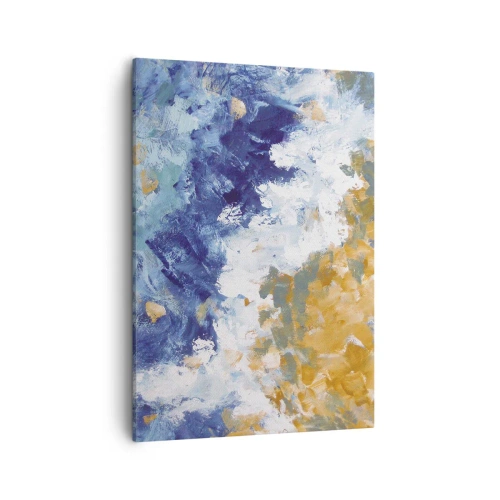 Canvastavla - Bild på duk - Elementens dans - 50x70 cm